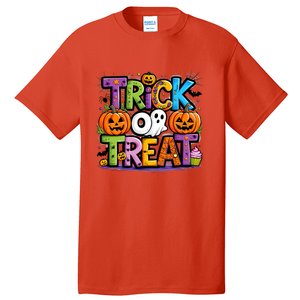 Trick Or Treat Halloween Cool Logo Tall T-Shirt