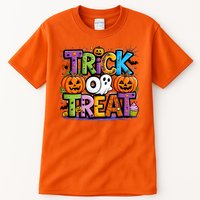 Trick Or Treat Halloween Cool Logo Tall T-Shirt