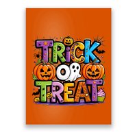 Trick Or Treat Halloween Cool Logo Poster