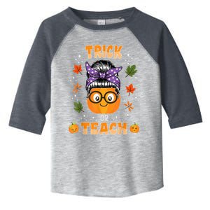 Trick Or Teach Pumpkin Halloween Teacher Wo  Costume Toddler Fine Jersey T-Shirt