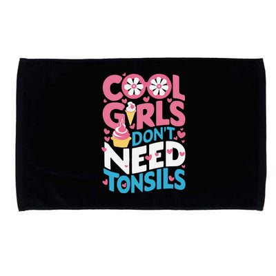 Tonsils Out Tonsillectomy Recovery Get Well Soon Microfiber Hand Towel