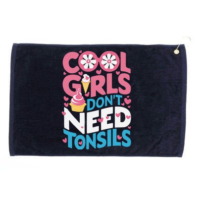 Tonsils Out Tonsillectomy Recovery Get Well Soon Grommeted Golf Towel