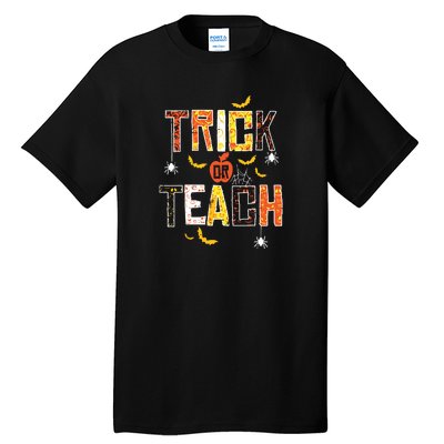 Trick Or Teach Retro Halloween Tall T-Shirt