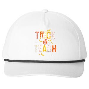 Trick Or Teach Retro Halloween Snapback Five-Panel Rope Hat