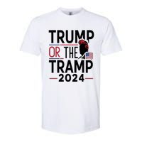 Trump Or The Tramp 2024 Softstyle CVC T-Shirt