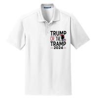 Trump Or The Tramp 2024 Dry Zone Grid Polo