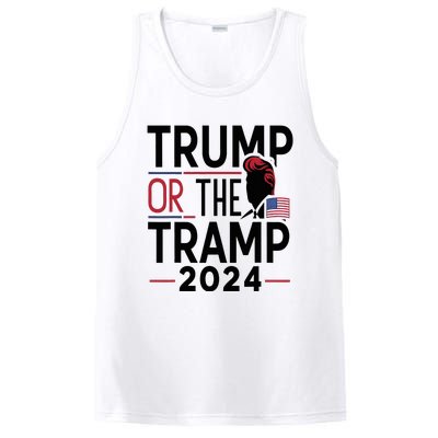 Trump Or The Tramp 2024 PosiCharge Competitor Tank