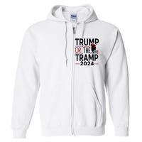 Trump Or The Tramp 2024 Full Zip Hoodie