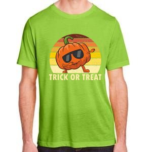 Trick Or Treat Dabbing Pumpkin Halloween Cute Gift Adult ChromaSoft Performance T-Shirt