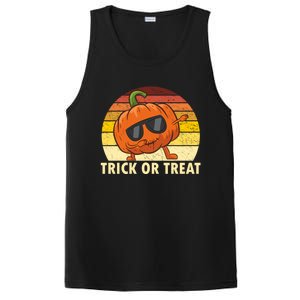 Trick Or Treat Dabbing Pumpkin Halloween Cute Gift PosiCharge Competitor Tank