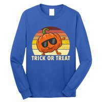 Trick Or Treat Dabbing Pumpkin Halloween Cute Gift Long Sleeve Shirt