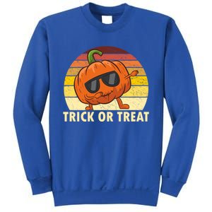 Trick Or Treat Dabbing Pumpkin Halloween Cute Gift Sweatshirt