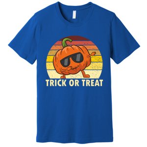 Trick Or Treat Dabbing Pumpkin Halloween Cute Gift Premium T-Shirt