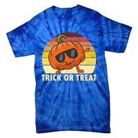 Trick Or Treat Dabbing Pumpkin Halloween Cute Gift Tie-Dye T-Shirt