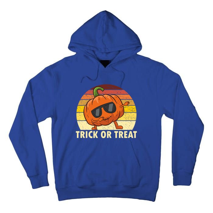 Trick Or Treat Dabbing Pumpkin Halloween Cute Gift Tall Hoodie