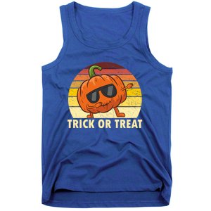 Trick Or Treat Dabbing Pumpkin Halloween Cute Gift Tank Top