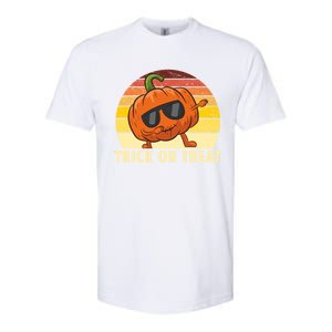 Trick Or Treat Dabbing Pumpkin Halloween Cute Gift Softstyle CVC T-Shirt