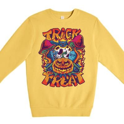 Trick Or Treat Unique Premium Crewneck Sweatshirt