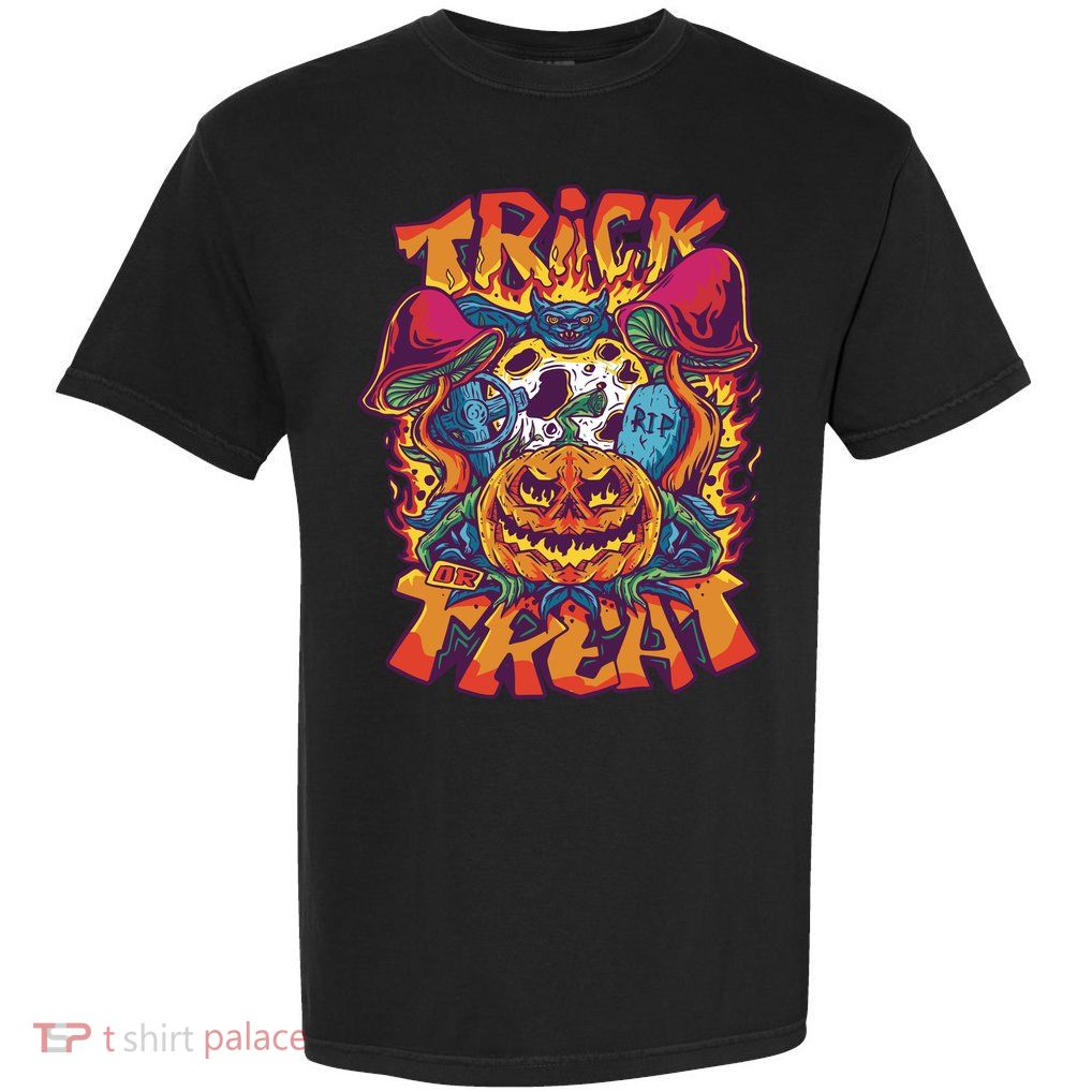 Trick Or Treat Unique Garment-Dyed Heavyweight T-Shirt
