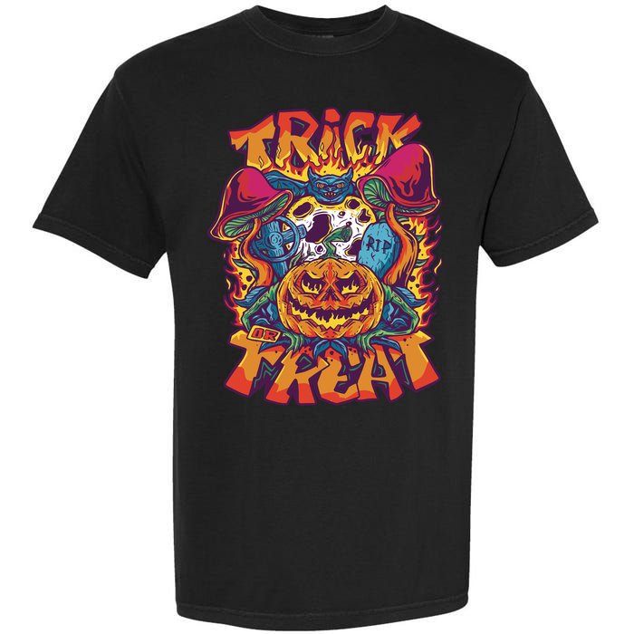 Trick Or Treat Unique Garment-Dyed Heavyweight T-Shirt