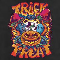 Trick Or Treat Unique Garment-Dyed Heavyweight T-Shirt