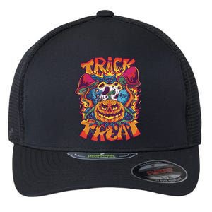 Trick Or Treat Unique Flexfit Unipanel Trucker Cap