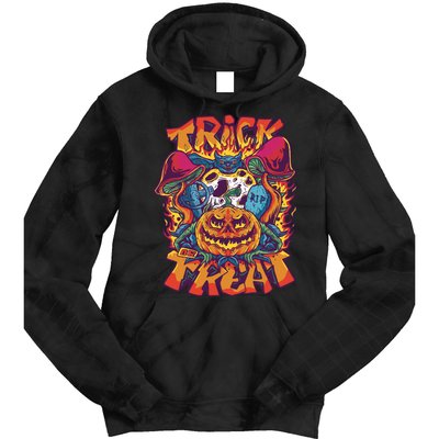 Trick Or Treat Unique Tie Dye Hoodie