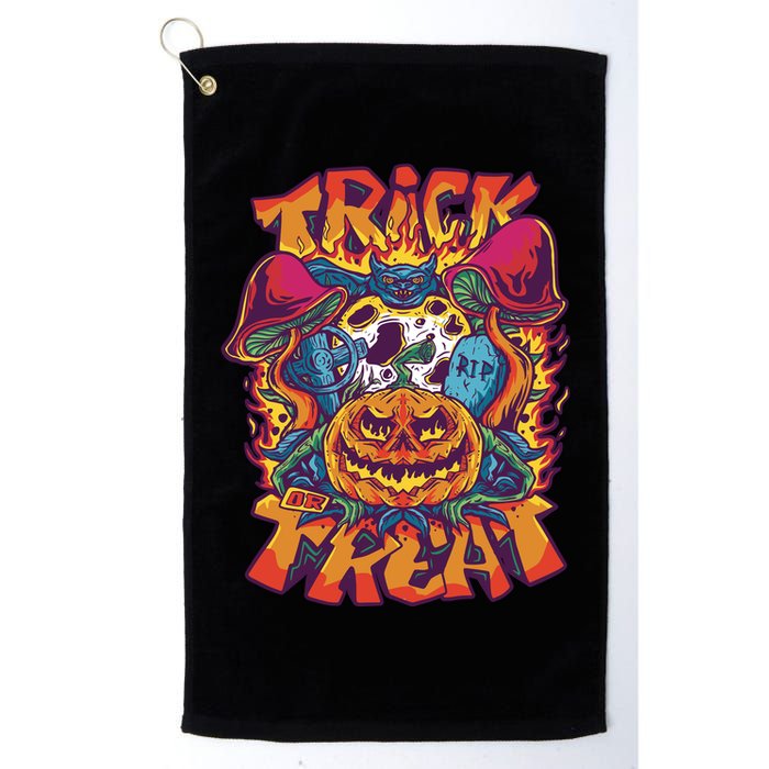 Trick Or Treat Unique Golf Towel