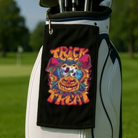 Trick Or Treat Unique Golf Towel