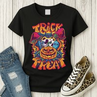 Trick Or Treat Unique Womens T-Shirt