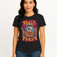 Trick Or Treat Unique Womens T-Shirt