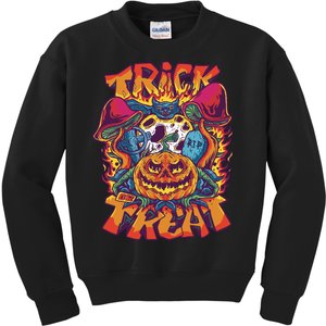 Trick Or Treat Unique Kids Sweatshirt