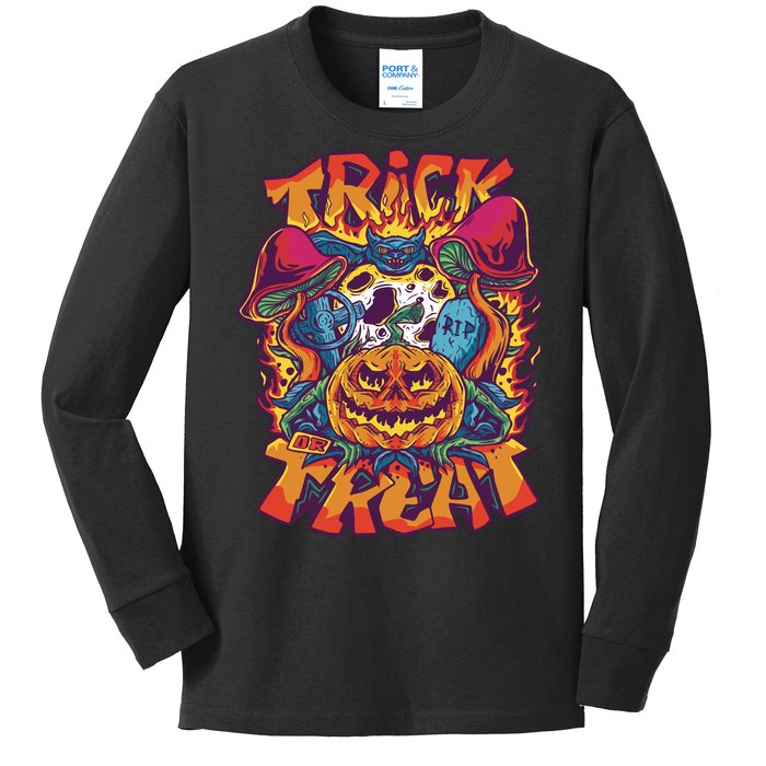 Trick Or Treat Unique Kids Long Sleeve Shirt