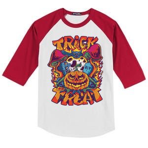 Trick Or Treat Unique Kids Colorblock Raglan Jersey