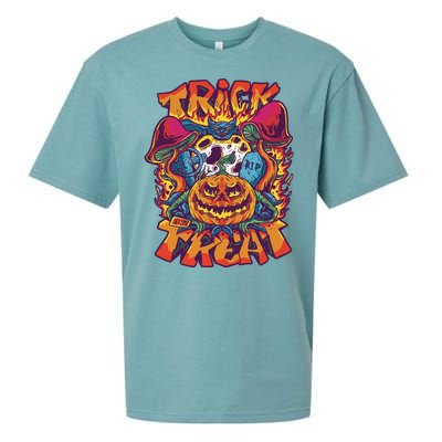 Trick Or Treat Unique Sueded Cloud Jersey T-Shirt