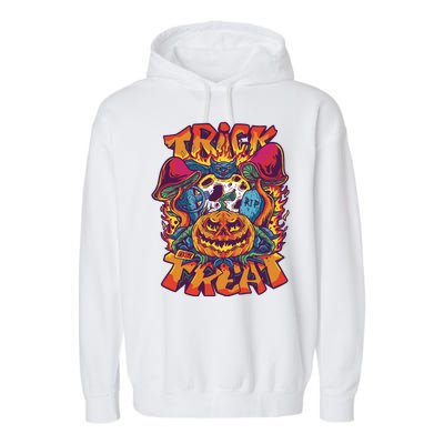 Trick Or Treat Unique Garment-Dyed Fleece Hoodie