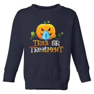 Trick Or Treatment Respiratory Therapist Halloween 2020 Toddler Sweatshirt