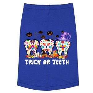 Trick Or Teeth Halloween Costume Dentist Dental Halloween Meaningful Gift Doggie Tank