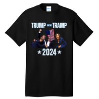 Trump Or The Tramp 2024 Vote For Trump Trump Vance 2024 Tall T-Shirt