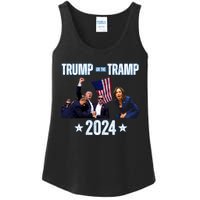 Trump Or The Tramp 2024 Vote For Trump Trump Vance 2024 Ladies Essential Tank