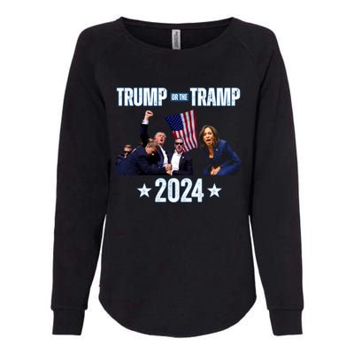 Trump Or The Tramp 2024 Vote For Trump Trump Vance 2024 Womens California Wash Sweatshirt