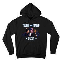 Trump Or The Tramp 2024 Vote For Trump Trump Vance 2024 Tall Hoodie