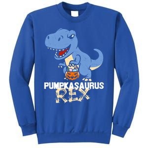 Trick Or Treating T Rex Dinosaur Cute Halloween Gift Sweatshirt