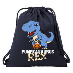 Trick Or Treating T Rex Dinosaur Cute Halloween Gift Drawstring Bag