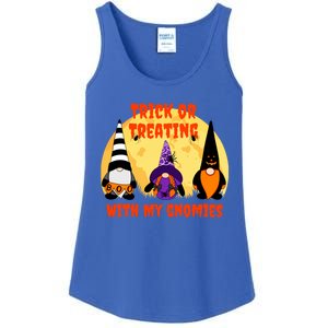 Trick Or Treating With My Gnomies Halloween Gnomes Cool Gift Ladies Essential Tank