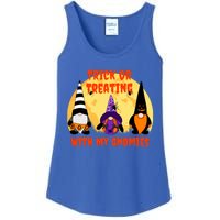 Trick Or Treating With My Gnomies Halloween Gnomes Cool Gift Ladies Essential Tank