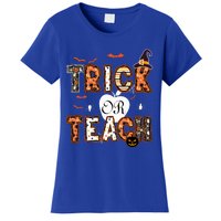 Trick Or Teach Retro Halloween Teacher Costume Women's T-Shirt