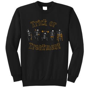 Trick Or Treatment Pt Physical Therapy Therapist Halloween Sweatshirt