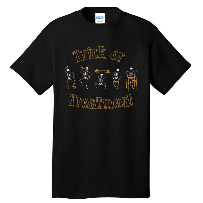 Trick Or Treatment Pt Physical Therapy Therapist Halloween Tall T-Shirt