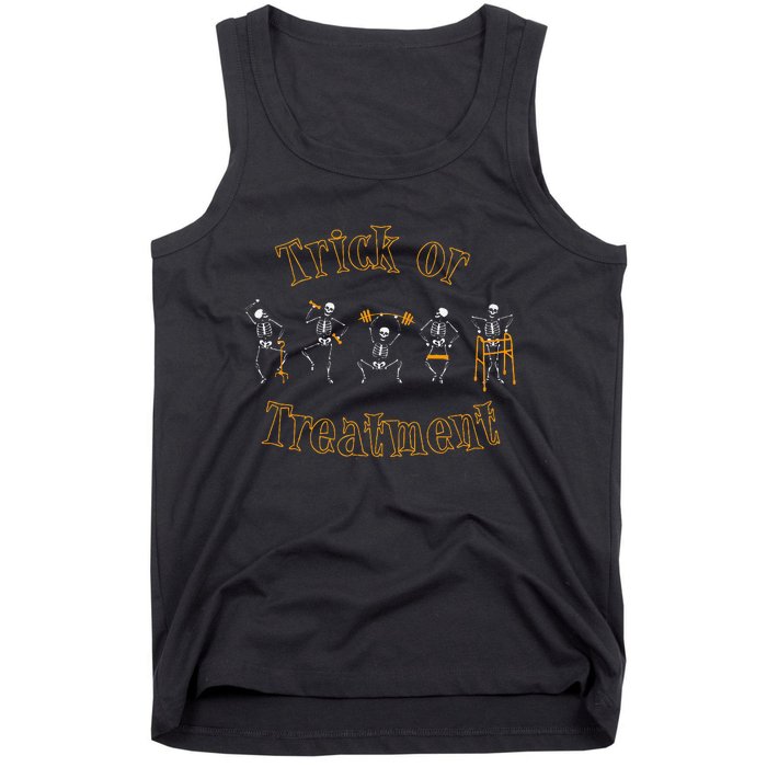 Trick Or Treatment Pt Physical Therapy Therapist Halloween Tank Top